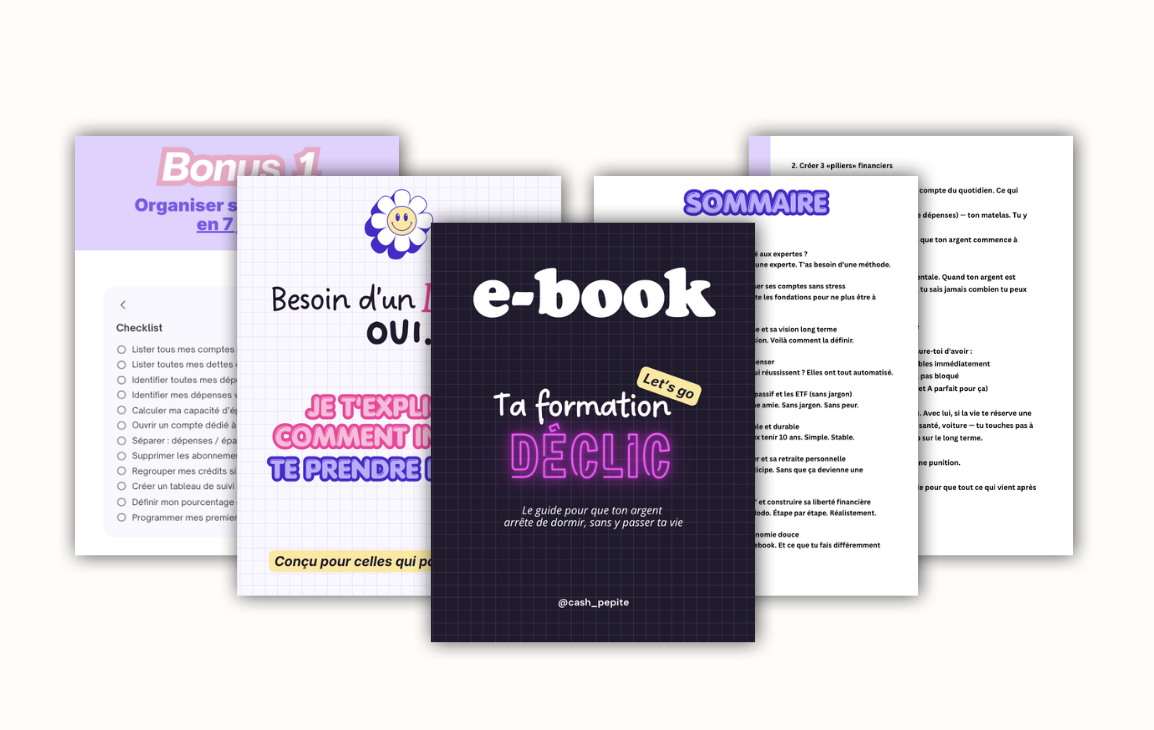 LE DÉCLIC — aperçu du guide et des 5 bonus inclus